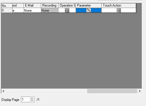 Parameter Field on a Fuji Monitouch V10 Series HMI